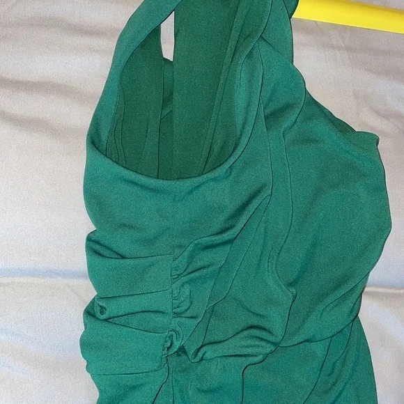 (NWT) ANN TAYLOR - forest green dress, knee length 👗 - Picture 8 of 8